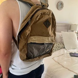 Vans shoes 8.5 and backpack